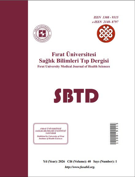 Fırat Üniversitesi Sağlık Bilimleri Tıp Dergisi